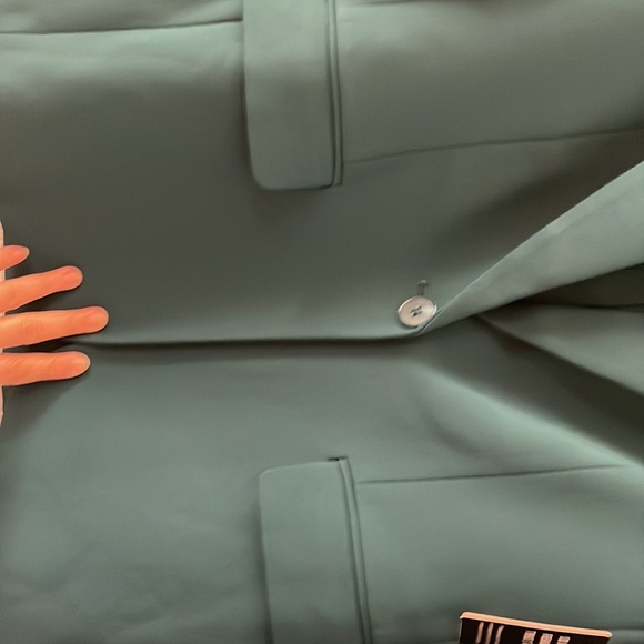 EXPRESS TAILORED GREEN/DEEP TEAL WOMEN BLAZER SIZE XS - Picture 5 of 7